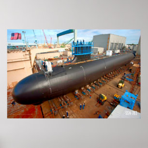 FAST ATTACK SUBMARINE - SSN-783 POSTER