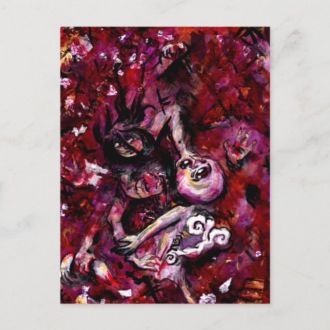 Fäst bakåt vykort (Framsida)