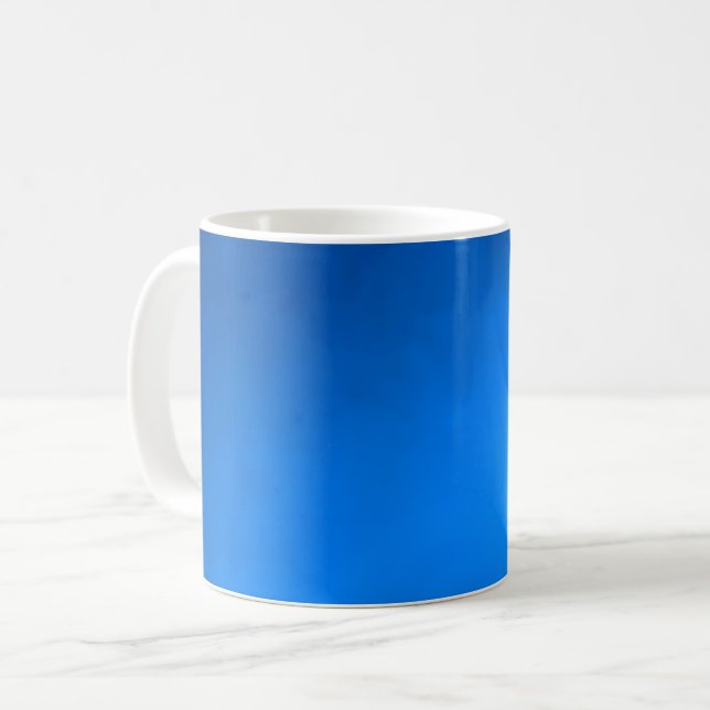 Fast blåkaffe kaffemugg (Framsida vänster)
