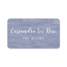 Fäst blått Affärskort