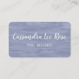 Fäst blått Affärskort Visitkort