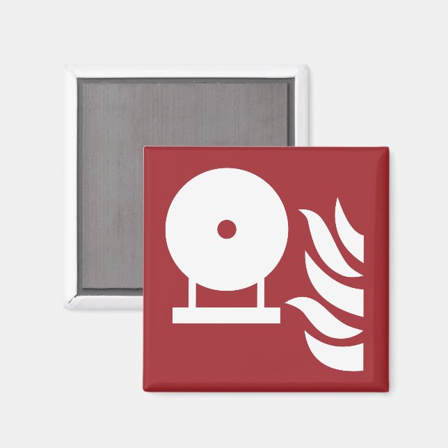 Fast brandsläckare Flaska säkerhetsskylt Magnet (Front/Back)