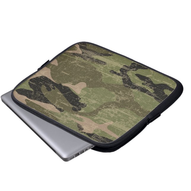Fäst Camo Laptop Fodral (Framre botten)