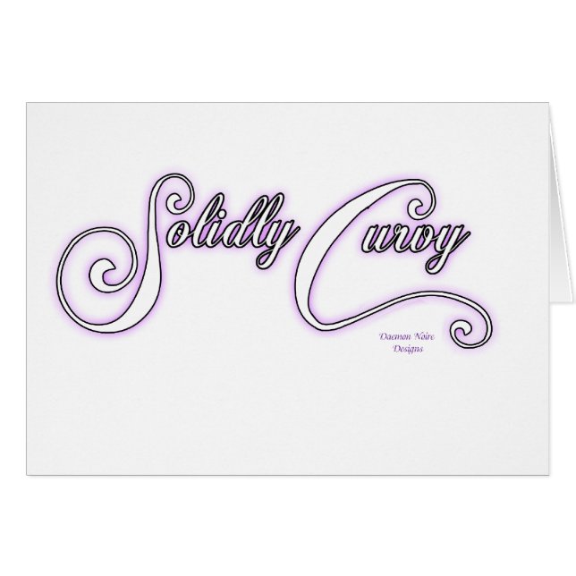 Fast Cyrvy Hälsningskort (Framsidan Horizontal)