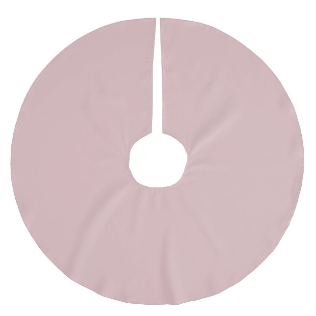 Fast dammig rosa julgransmatta borstad polyester (Framsidan)