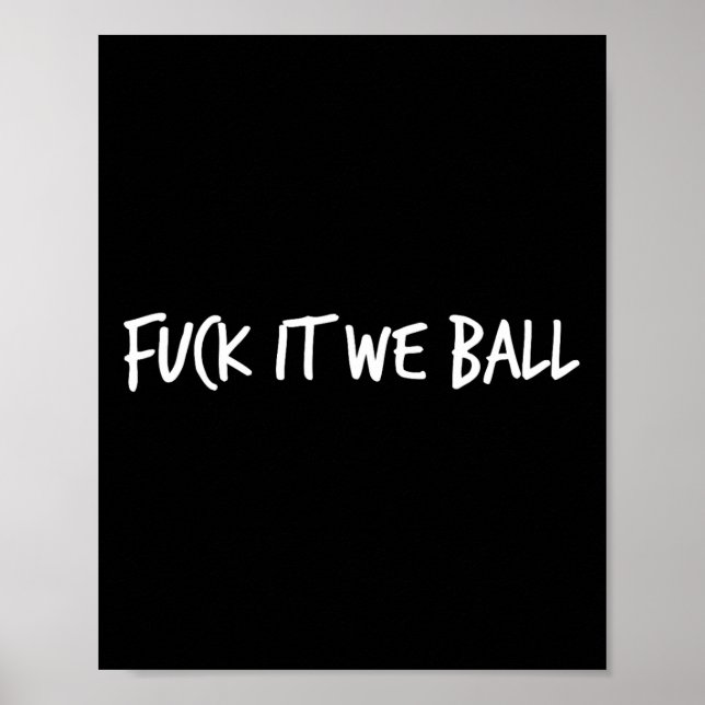 Fäst den Boll Basketball Player Basketball Poster (Framsidan)