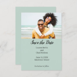 Fäst det tropiska målfotot Spara datum Inbjudningar