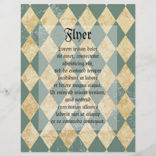 Fäst Diamond Mönster Reklamblad