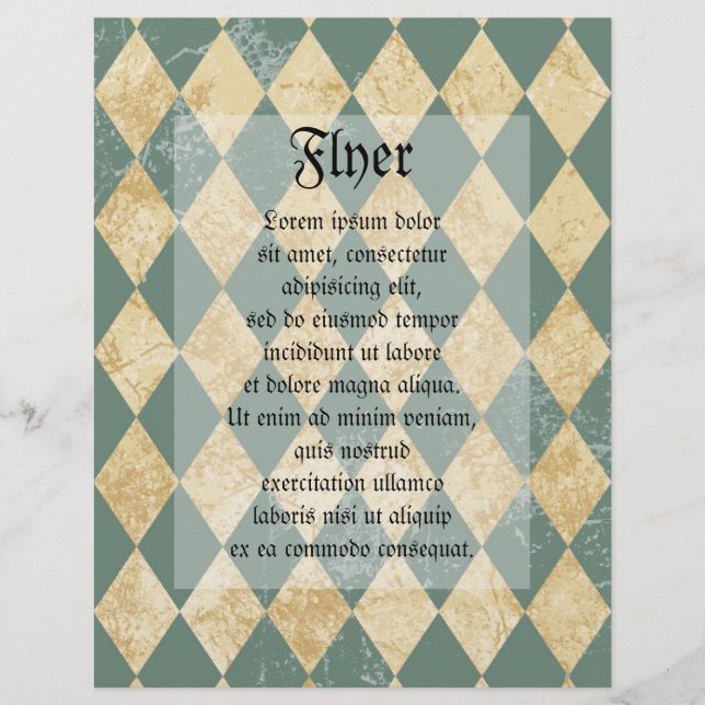 Fäst Diamond Mönster Reklamblad (Framsidan)