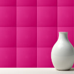 Fast djup rosa kakelplatta<br><div class="desc">Solid färg-design för djup rosa.</div>