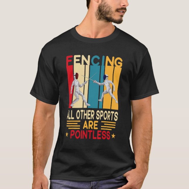 Fäst eftersom andra idrotter är meningslösa Athlet T Shirt (Framsida)