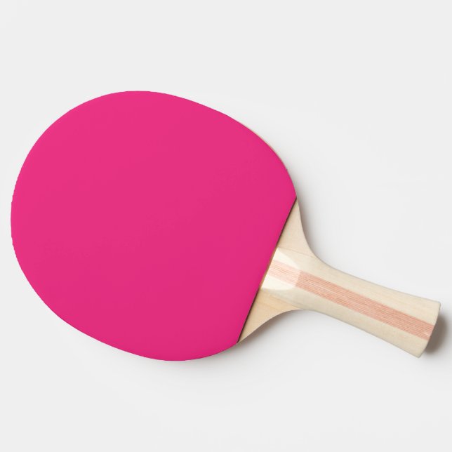 Fast elektrisk rosa pingisracket (Sidan)