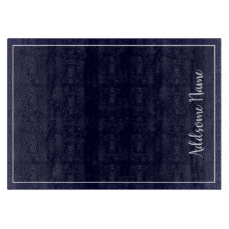 Fast färg, blått köksduk