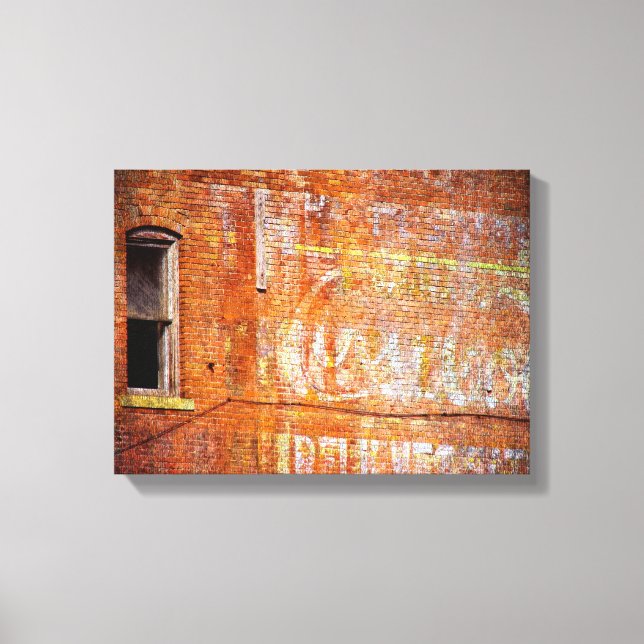 Fäst färg, Ghost-tecken Canvastryck (Framsida)