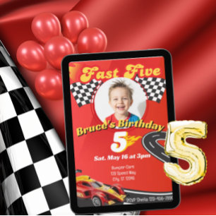 Fast Five, Picture Racing 5-årsjubileum Inbjudningar