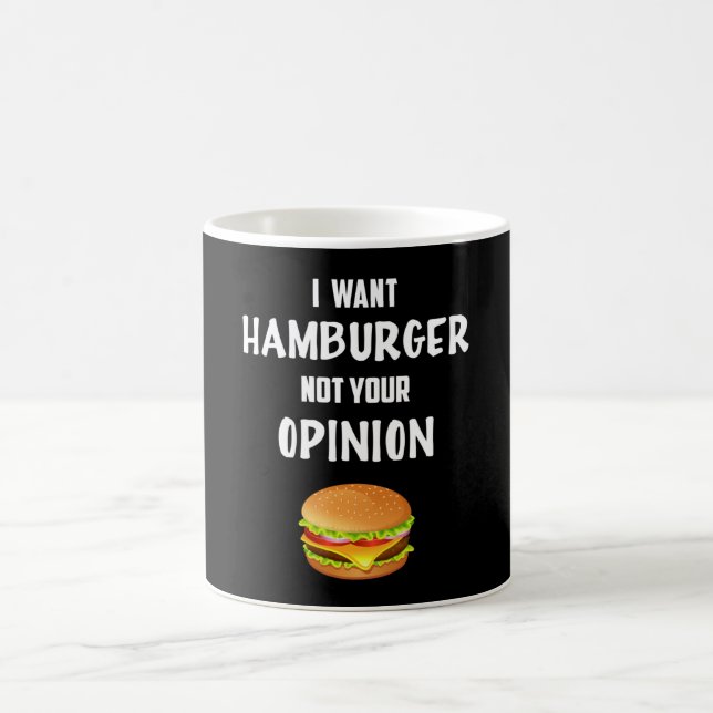 Fast Food Burger Cheese Funny Foodie Eat Gift Idea Kaffemugg (Center)