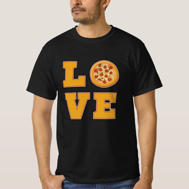 Fast Food Burger Cheese Funny Pizza Eat Gift Idea T Shirt (Framsida)