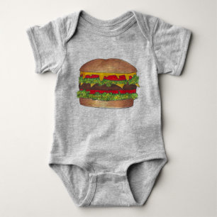 Fast Food Burger Hamburger Cheeseburger Foodie T-shirt