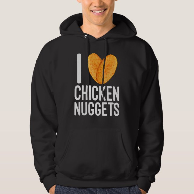 Fast Food Chicken Nugget Hoodie (Framsida)