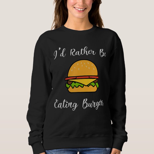 Fast Food Hamburger Chef T Shirt (Framsida)