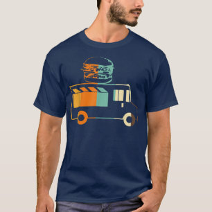 Fast Food Trucker Driver Retro Burger Street Food T Shirt
