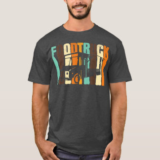 Fast Food Trucker Driver Retro Burger Street Food T Shirt
