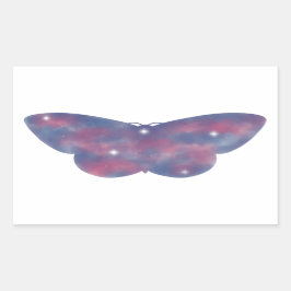 Fäst för ljusmåne rektangulärt klistermärke