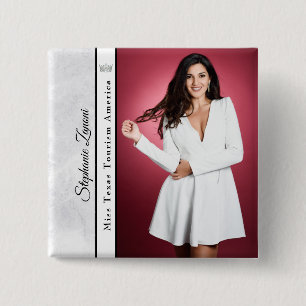 Fäst för skönhetstävling-knapp   Marble Ice Knapp