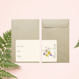 Fäst för utsädespaket | Etikett för blomsterutsäde Fraktsedel