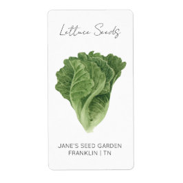Fäst för utsädespaket | Sallatsetikett Fraktsedel