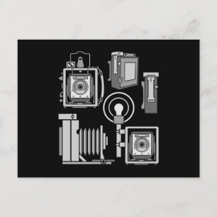 Fäst fotofotograf för kamerahistorik vykort