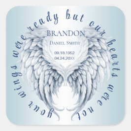 Fäst Fyrkantigt Klistermärke