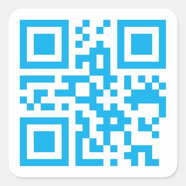 Fäst Fyrkantigt Klistermärke (Framsida)