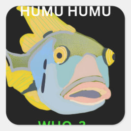 Fäst Fyrkantigt Klistermärke