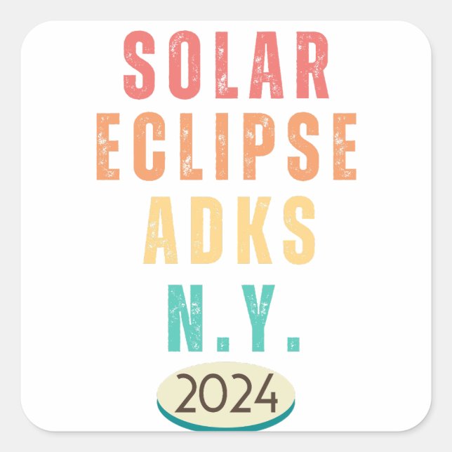 Fäst Fyrkantigt Klistermärke (Framsida)