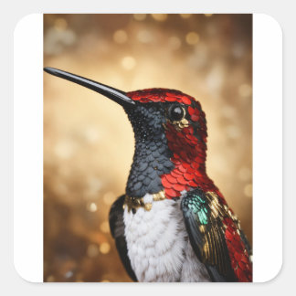 Fäst Fyrkantigt Klistermärke