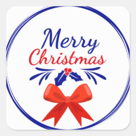 Fäst Fyrkantigt Klistermärke