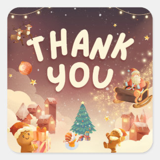 Fäst Fyrkantigt Klistermärke