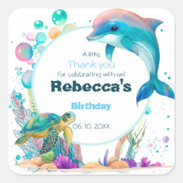 Fäst Fyrkantigt Klistermärke