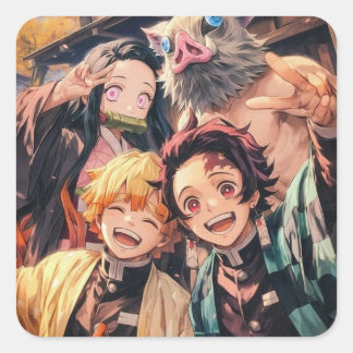 Fäst Fyrkantigt Klistermärke