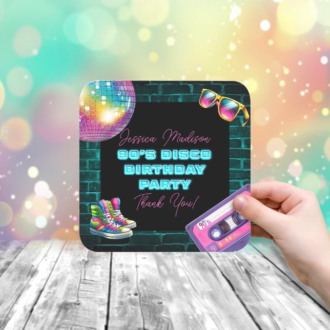 Fäst Fyrkantigt Klistermärke (Skapare uppladdad)