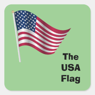 Fäst Fyrkantigt Klistermärke