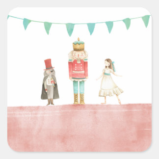 Fäst Fyrkantigt Klistermärke