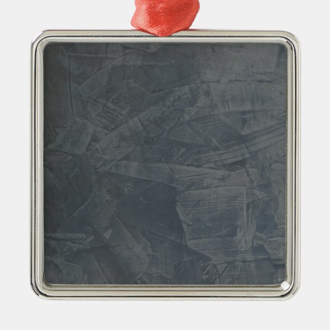 Fast Grått Julgransprydnad Metall (Framsidan)