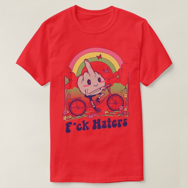 Fäst Haters T Shirt (Design framsida)
