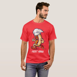 FAST HETT-HUND för novelty-sport-fotboll T Shirt