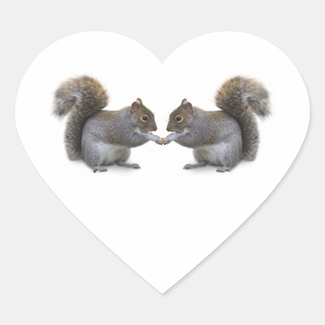 Fäst Hjärtformat Klistermärke (Framsida)