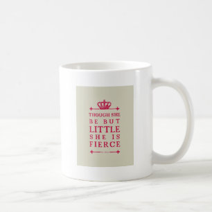 Fast hon är men, lite är hon våldsam kaffemugg