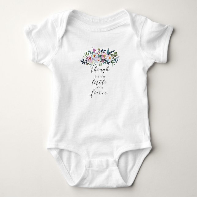Fast hon är men, lite är hon våldsam t-shirt (Framsida)
