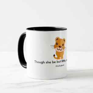 Fast hon är men lite kaffemuggen mugg